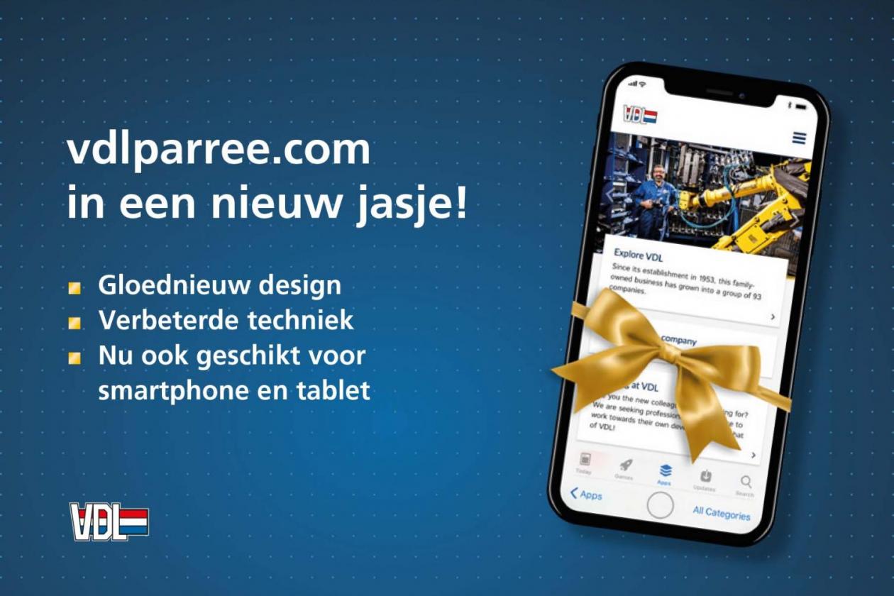 VDL Parree lanceert nieuwe website